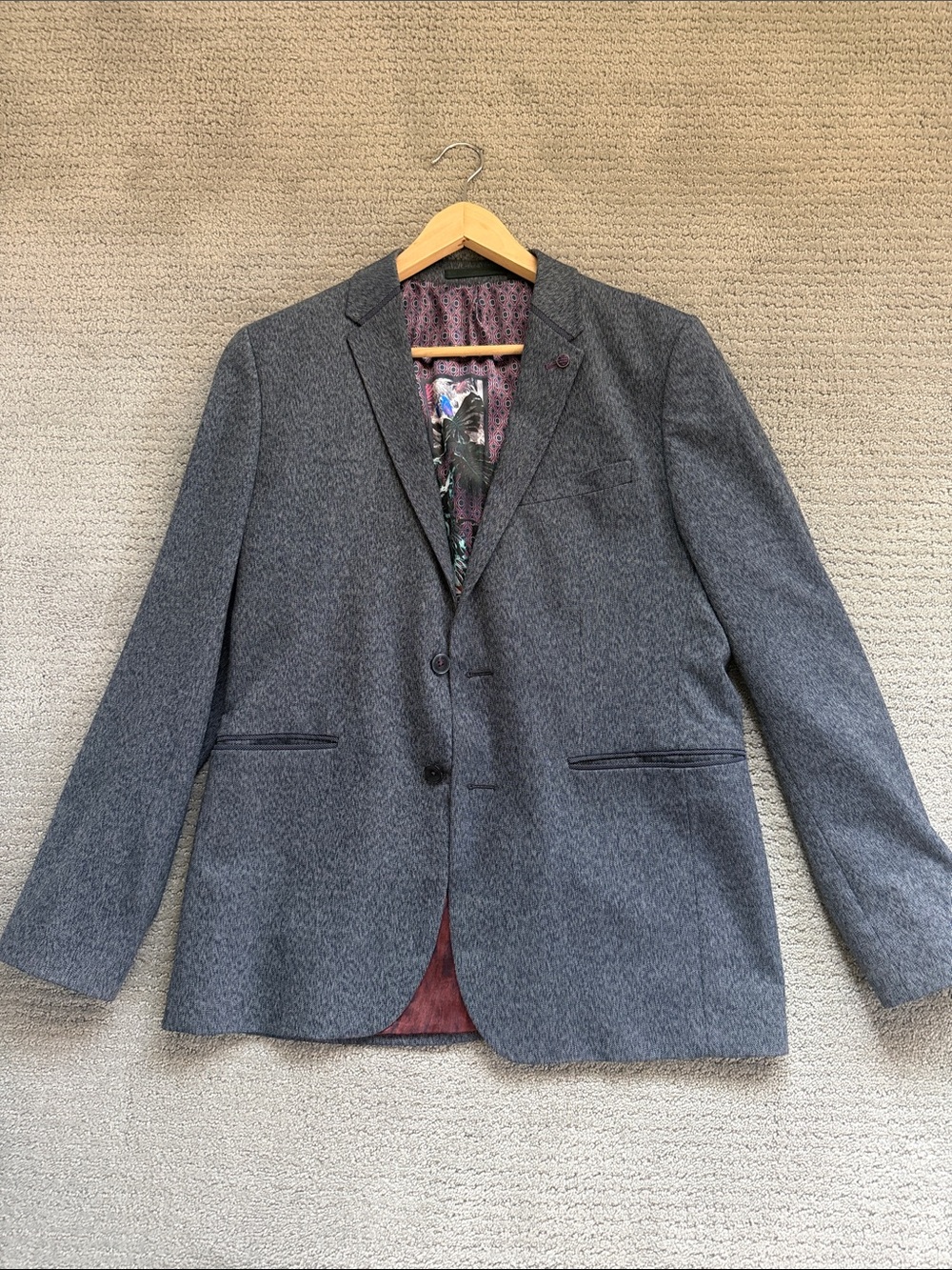 Women’s Gray Blazer - T Classic Tailored Jacket